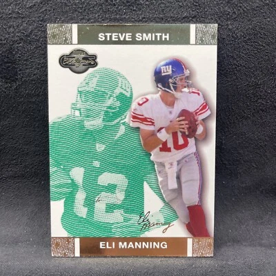 2007 Topps Co-Signers Holosilver #5 Eli Manning/Steve Smith 011/249 FREE SHIP - Image 1 of 2