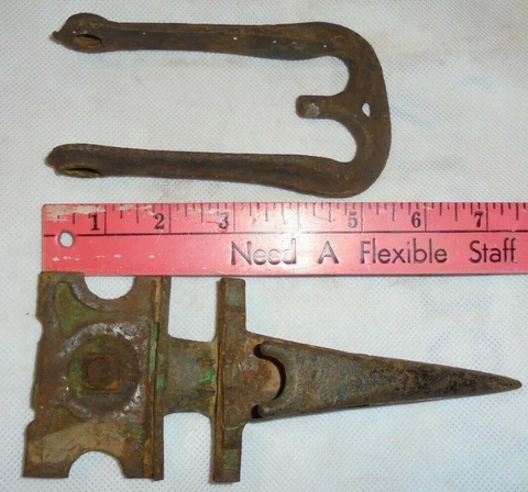 Antique, PLOW CLEVIS & Tooth OFF Sickle Bar Mowing Machine Farmhouse Decor Cover