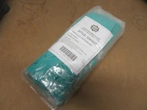 12 pairs WEST CHESTER 52N103/9 Green Work Gloves Flock Lined Nitrile SIZE 9 - Picture 1 of 3