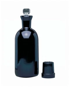 Wheaton™ 300mL Black Borosilicate BOD Bottle PVC Coated - LABORATORY LAB - Picture 1 of 2