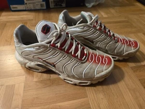 Nike Air Max Plus Weiß Universität Rot used - Bild 1 von 10