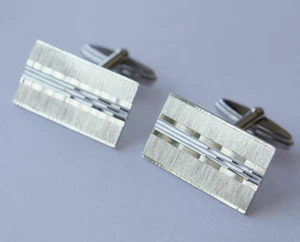 9,7 g Gemelos Antiguos Plata 800 Plata Masiva Gemelos Clásico - Imagen 1 de 3