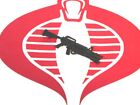 GI Joe Weapon Black Sub Machine Gun Custom Black Major Equip Your Army #0605