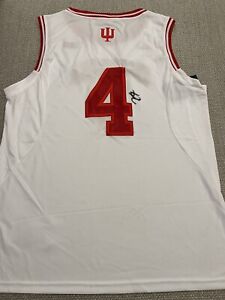 BECKETT COA VICTOR OLADIPO Autographed Indiana Hoosiers Basketball Jersey #4