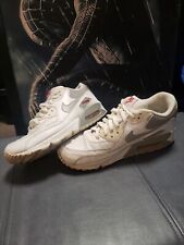 Nike Air Max 90 White Gray Varsity Red 325018-102 Size 11 Beaters