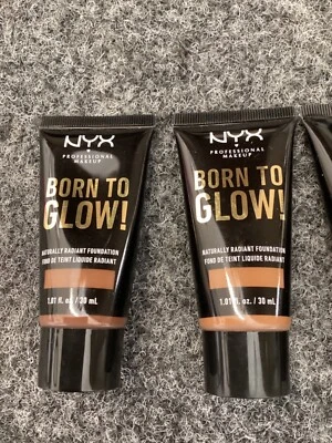 NYX Born to Glow Radiant Foundation  Finish 30ml - Sienna Deep Expresso Mocha - Image 1 of 4