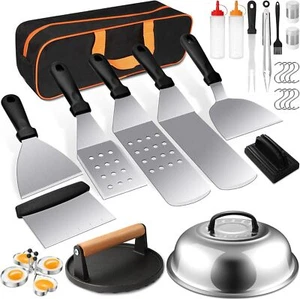 New ListingGriddle Accessories Kit Terlulu 29 PCS Flat Top Grill Accessories for Blackstone