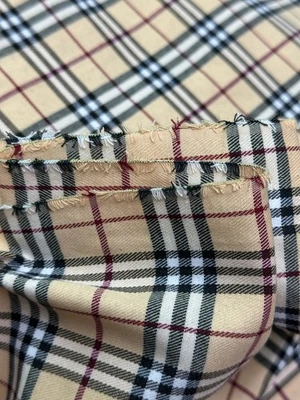 Plaid Tartan Scottish Designer Look Fabric Material 44"W BTY - Image 1 of 4