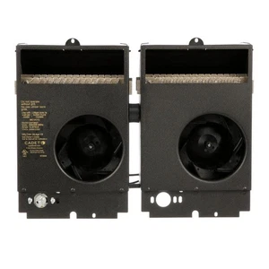 Cadet 240/208-volt 3,000/2,250-watt Com-Pak Twin In-wall Fan-forced Replacement - Picture 1 of 9