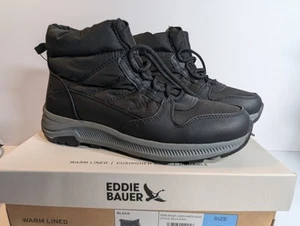 NEW Eddie Bauer Women's Balasana Winter Boot, Size 9 Black - Picture 1 of 13
