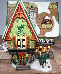 Department 56 McElfins ristorante irlandese e regali casa illuminata serie Polo Nord - Foto 1 di 9