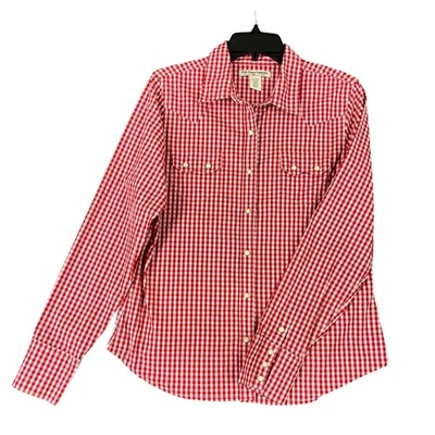 Polo Jeans Company Ralph Lauren Shirt Womens XL Gingham Western Vintagecore - Image 1 of 4