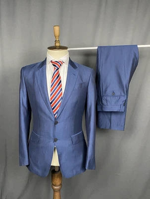 Paul Smith The Byard Men's Blue Wool 2 Piece Suit Size 36 R - image 1 of 4