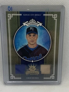 2005 Diamond Kings Materials Gold #270 Carlos Beltran 2/50 GAME USED Bat/Jersey - Picture 1 of 3