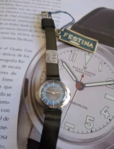 RELOJ VINTAGE FESTINA 17RUBIS INCABLOC MOV.CUERDA SWISS MADE WATCH NOS!(MUJER) - Imagen 1 de 7