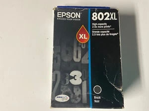 New Epson DURABrite 802XL Ultra Black Ink Catridge printer ink - Picture 1 of 5