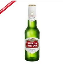 Birra Belga Stella Artois in Bottiglia 0,33 Lt. - Confezione da 3 - Chiara