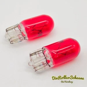 2x WY5W 12V 5W T10 Base W2,1x9,5d Moto Scooter Bombillas Intermitentes Naranja (9186) - Imagen 1 de 3
