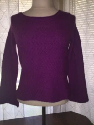 Suéter púrpura de lana mediana BE by BEBE Foto 1 de 4