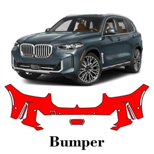 Front bumper PreCut PPF Paint Protection Film For BMW X5 2024-2025 - Picture 1 of 6