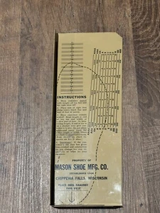Vintage Mason Shoe Sizer Foot Measurement Tool Guide USA Wisconsin Chicago - Picture 1 of 5