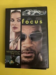 FOCUS (DVD 2015) WILL SMITH MARGOT ROBBIE - LIKE NEW - FAST FREE SHIPPING