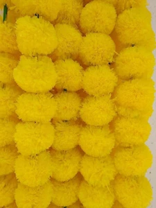 30 PC Wedding Vine indian Marigold Flower Garland Arrtificial parrty Garlands - Picture 1 of 7