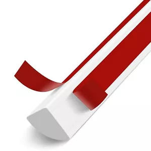 9.8Ft Flexible Quarter-Round Corner Molding Trim with Adhesive for Washroom - Picture 1 of 5