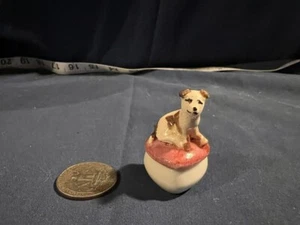 Jack Russell Terrier Dog Tiny Heart shaped Trinket Box - Picture 1 of 10