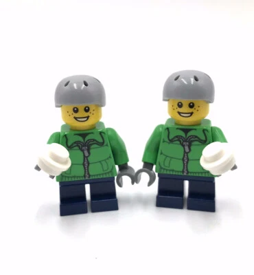 LEGO Twin Boys Snowball Fight minifigura 4428 60023 vacaciones minifigura Foto 1 de 4