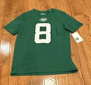 Nike Tee New York Jets NFL Aaron Rodgers #8 T-Shirt Boys Size Large New NWT - Picture 1 of 4