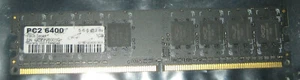 1GB OCZ Value Series DDR2 RAM 800MHz PC2-6400U 240-pol. CL5 OCZ2V8001G 1Rx8 TOP - Picture 1 of 1