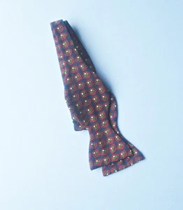 LORD (Piccadily Arcade) Vintage Silk Foulard Bow Tie - Picture 1 of 2