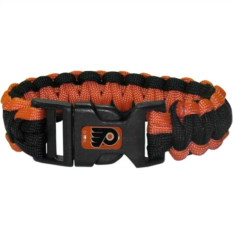 Philadelphia Flyers Paracord Survival Bracelet Sport Jewelry Strap NHL Hockey Cover