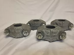VICTAULIC STYLE 77 1" Flexible Coupling Grooved End Pipe & Fittings (4) Silver - Picture 1 of 6