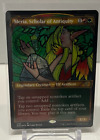 Mtg-Dominario United Dmu-Meria, Scholar Of Antiquity Stained Glass Textured Foil