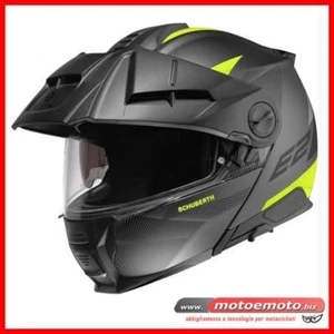 Casco Moto Adventure Enduro Modulare Schuberth E2 Defender Giallo ECE 2206 - Foto 1 di 1