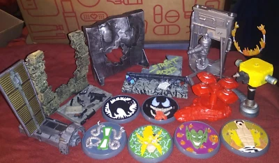 "LOTE DE DIORAMAS Y SOPORTES DE LEYENDAS DE MARVEL PARA FIGURAS DE 6"" TOYBIZ X-MEN!" Foto 1 de 4