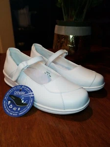 Propet Mary Jane Mary Jo weiße Leder Wanderschuhe Pantoletten Damen 10 M W2019  - Bild 1 von 12