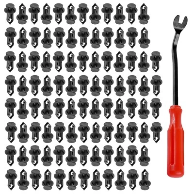 100 Fender Rivet Clips w/ Tool for Polaris RZR XP Turbo / RZR XP 4 Turbo 7661855 - Image 1 of 4