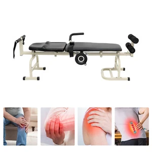 Letto trazione lombare rachide cervicale terapia massaggio corpo stretching regolabile - Foto 1 di 24