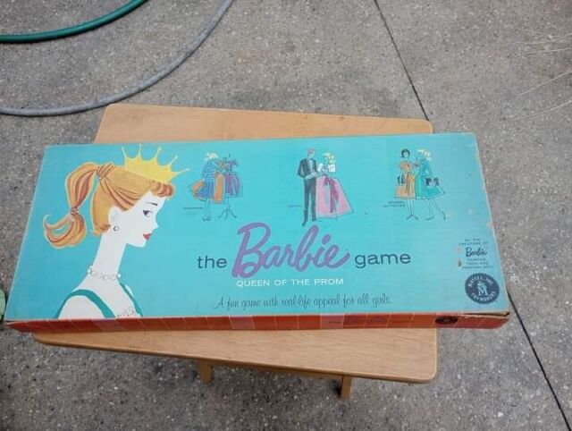 Board Game Replacement Pieces: The Barbie Game Queen of the Prom 1960  Mattel