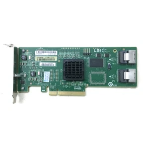 LSI SAS 3081E-R 8- port SATA/SAS 3Gb/s PCI RAID Controller Card Low bracket - Picture 1 of 4