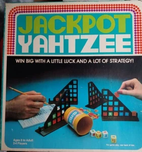 Vintage Jackpot Yahtzee Board Game 1980 Complete  - Picture 1 of 4