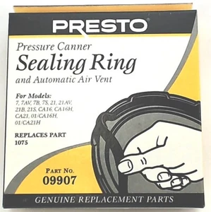 09907 - Sealing Ring Gasket for Presto Pressure Cooker - Picture 1 of 1