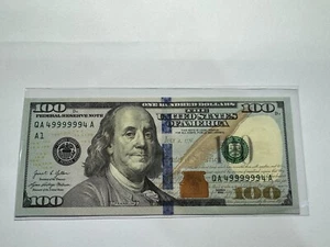 100 Dollars 2017 Serial Super Radar 49999994 SUPER GEM UNC_LDP Shop. - Picture 1 of 4