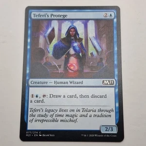 MTG: Teferi's Protege 077/274 - M21 Core Set 2021 Blue Common - Picture 1 of 6