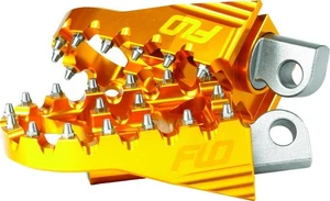 Flo Motorsports FPEG-800GLD Moto Style Footpeg Set - Gold - Picture 1 of 3
