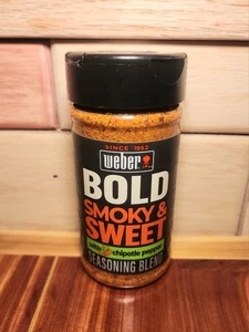 Weber BOLD Smoky & Sweet Seasoning with Chipotle Pepper, Seasoning Blend, 6.4oz - Picture 1 of 2
