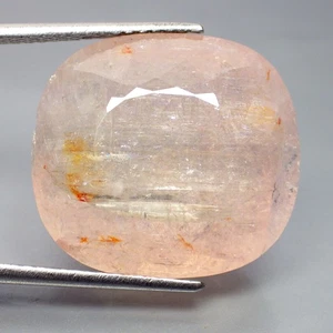 38,43 quilates Cobre Turmalina Romántico (21 x 19 mm) Corte Ovalado Natural Bebé Rosa Gemas - Imagen 1 de 7